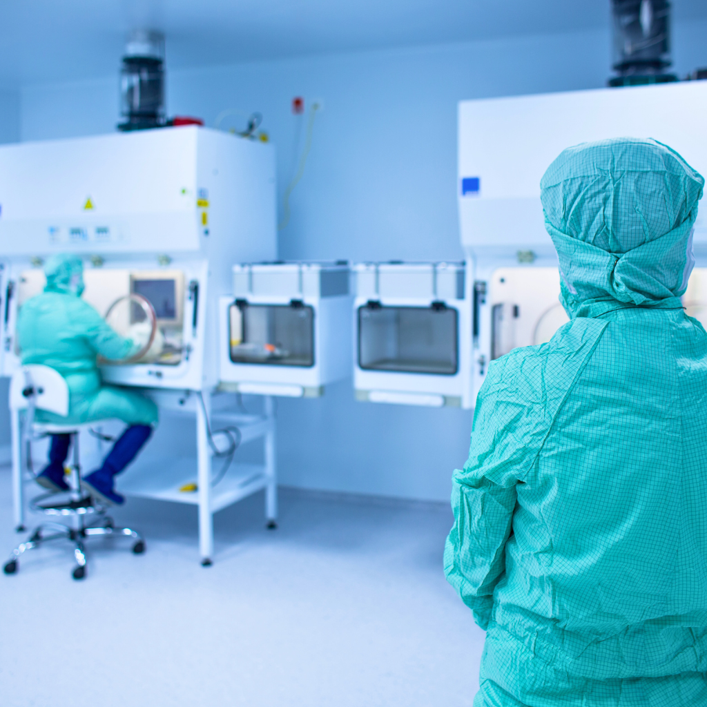 USP 800 hazardous drug list: compliance work in a pharmaceutical cleanroom