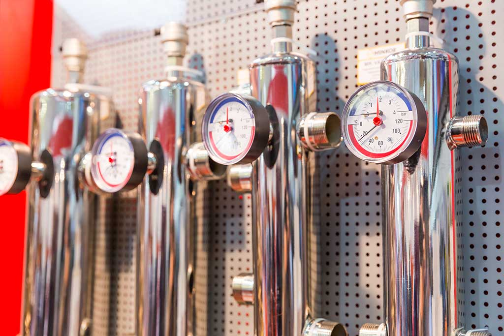 Temperature, humidity, and pressure mapping: pressure gauges